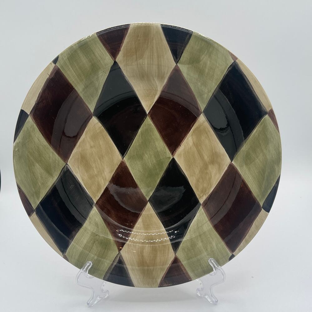 Tabletops Unlimited Harlequin Black 10" Salad Plate